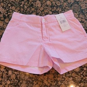 Lauren James pink Seersucker shorts XS